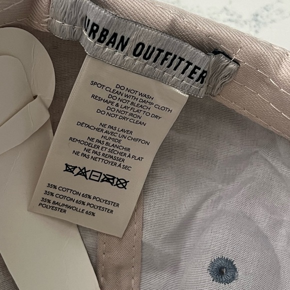 URBAN OUTFITTERS Embroidered Leisure Club Felt   Baseball Hat NEW Bow Blue - Picture 8 of 9